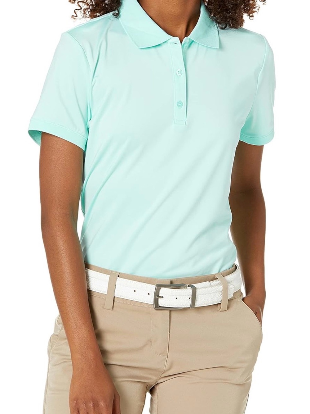 Amazon Light Aqua Polo Shirt